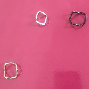 Zigzag Ring Set